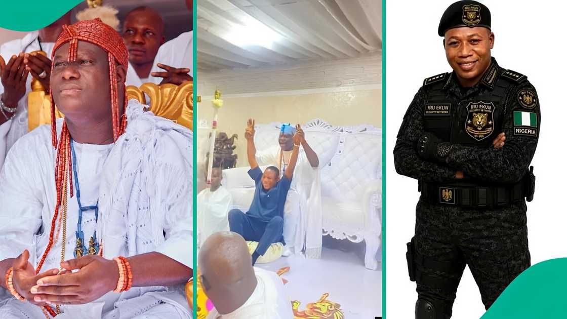 Sunday Igboho and his team visit Ooni of Ife, Oba Enitan Ogunwusi in Ile Ife. Sunday Igboho and his team visit Ooni of Ife, Oba Enitan Ogunwusi in Ile Ife.