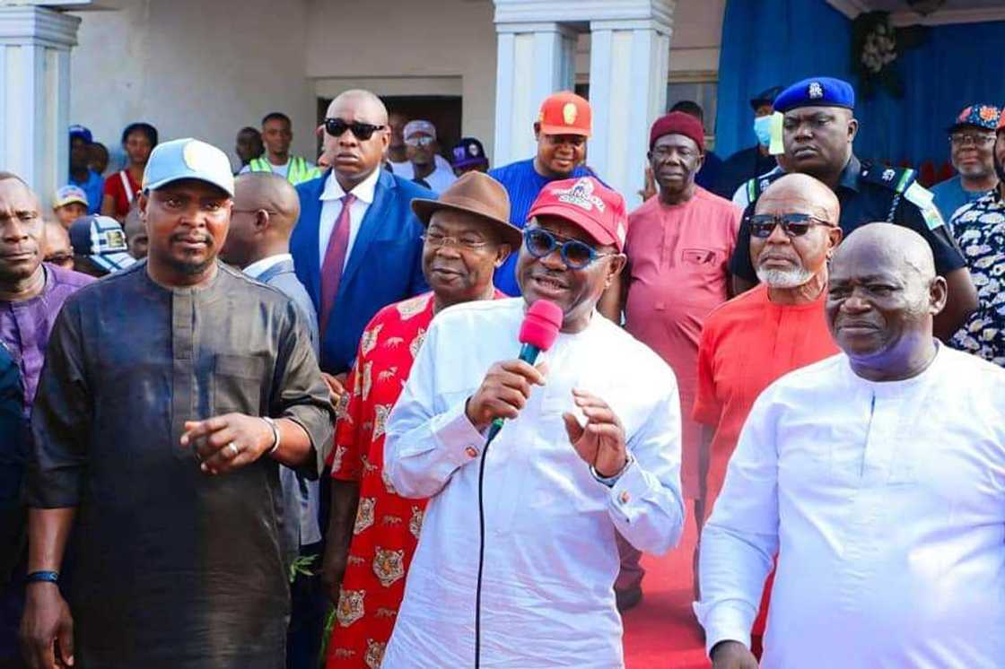 Gwamna Nyeson Wike na Ribas. Gwamna Nyeson Wike na Ribas.