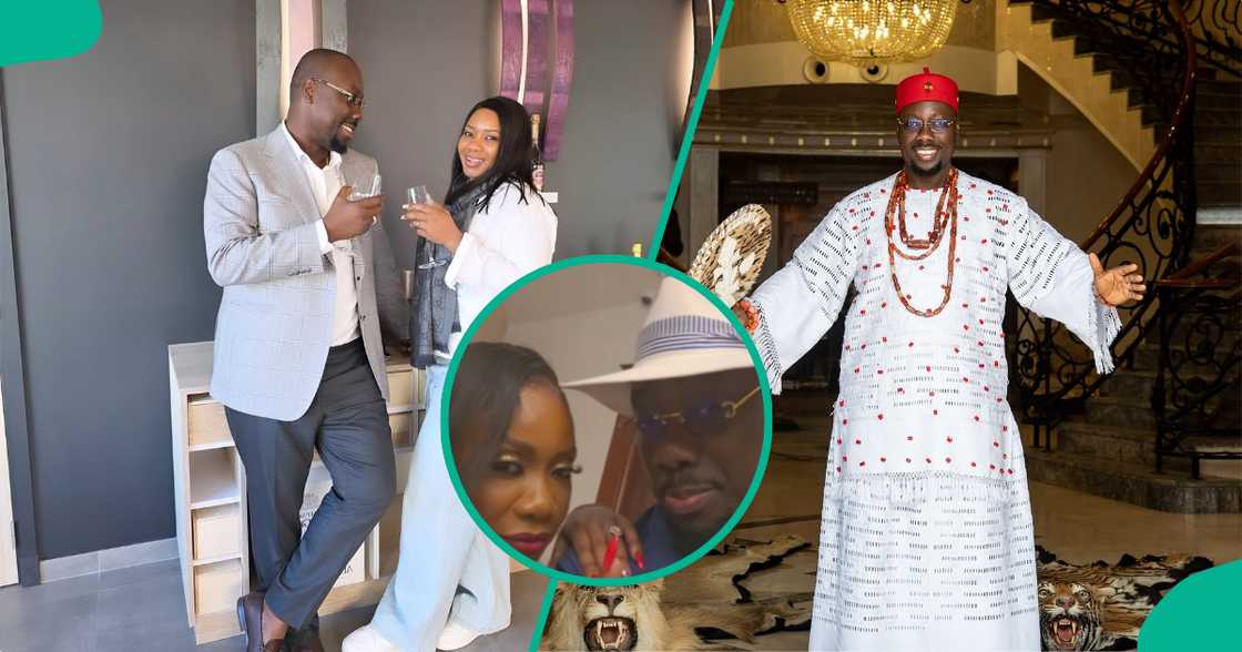 Obi Cubana pleads with his wife to reduce the billing. Obi Cubana pleads with his wife to reduce the billing.