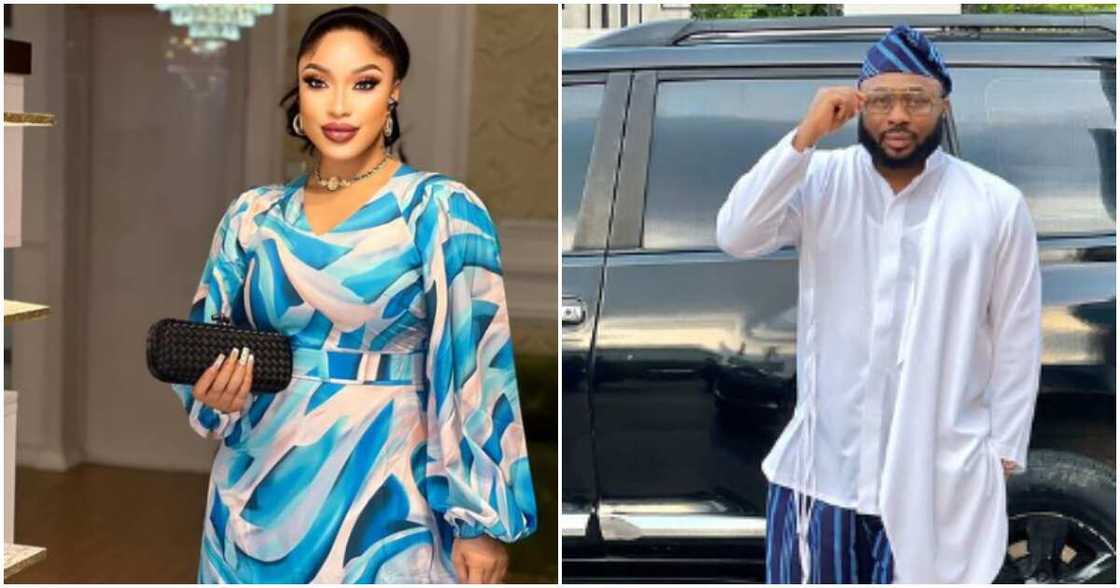 Actress Tonto Dikeh and ex Olakunle Churchill