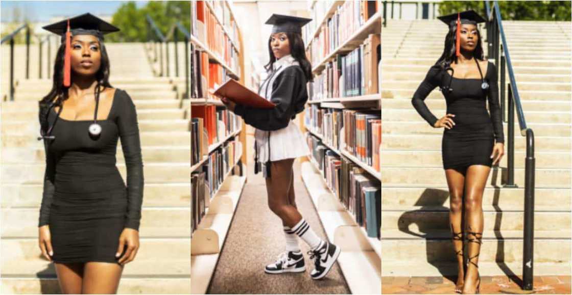 Despite all the obstacles, I persevered - Lady celebrates as she earns college degree Despite all the obstacles, I persevered - Lady celebrates as she earns college degree