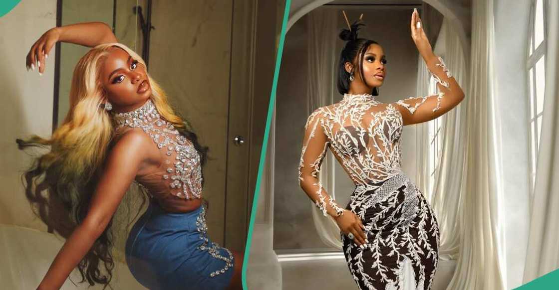 Priscy Ojo in Gen Z outfit for 23rd birthday Priscy Ojo in Gen Z outfit for 23rd birthday