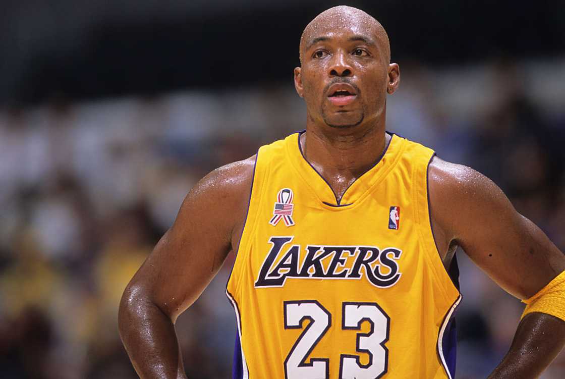 Mitch Richmond during an NBA game against the Milwaukee Bucks Mitch Richmond during an NBA game against the Milwaukee Bucks