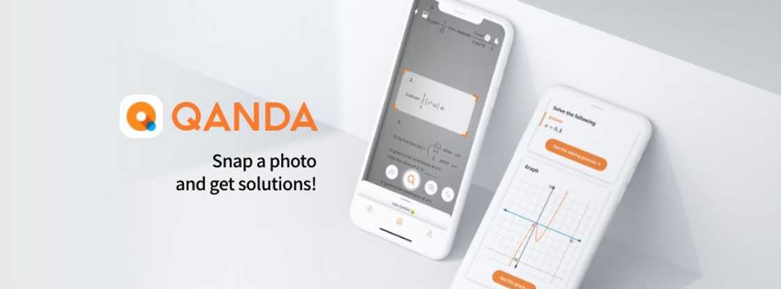 A screenshot displaying QANDA app page. A screenshot displaying QANDA app page.