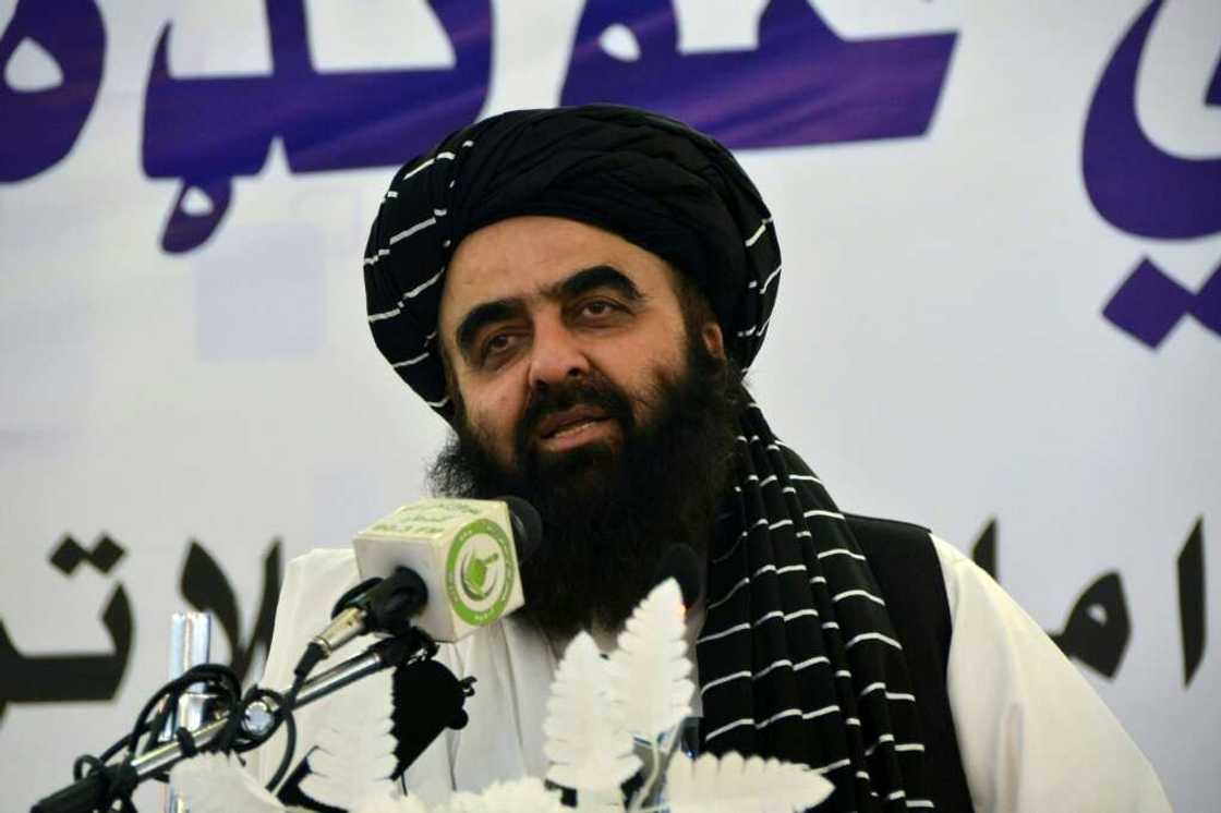 A spokesman for Afghanistan’s Foreign minister Amir Khan Muttaqi, seen here, has called on the United Nations to drop its travel ban on Taliban officials A spokesman for Afghanistan’s Foreign minister Amir Khan Muttaqi, seen here, has called on the United Nations to drop its travel ban on Taliban officials