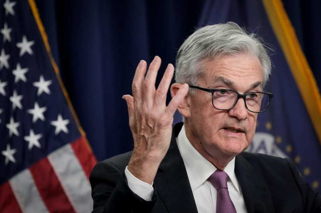 New York indexes were sent soaring in response to Federal Reserve chief Jerome Powell comments that traders hoped signalled an end to major rate hikes New York indexes were sent soaring in response to Federal Reserve chief Jerome Powell comments that traders hoped signalled an end to major rate hikes