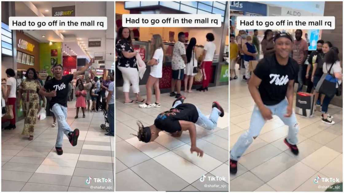 Dancing in public/shoppers in a mall. Dancing in public/shoppers in a mall.