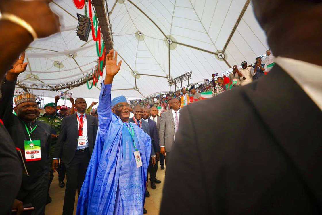 Atiku at PDP Presidential Primary