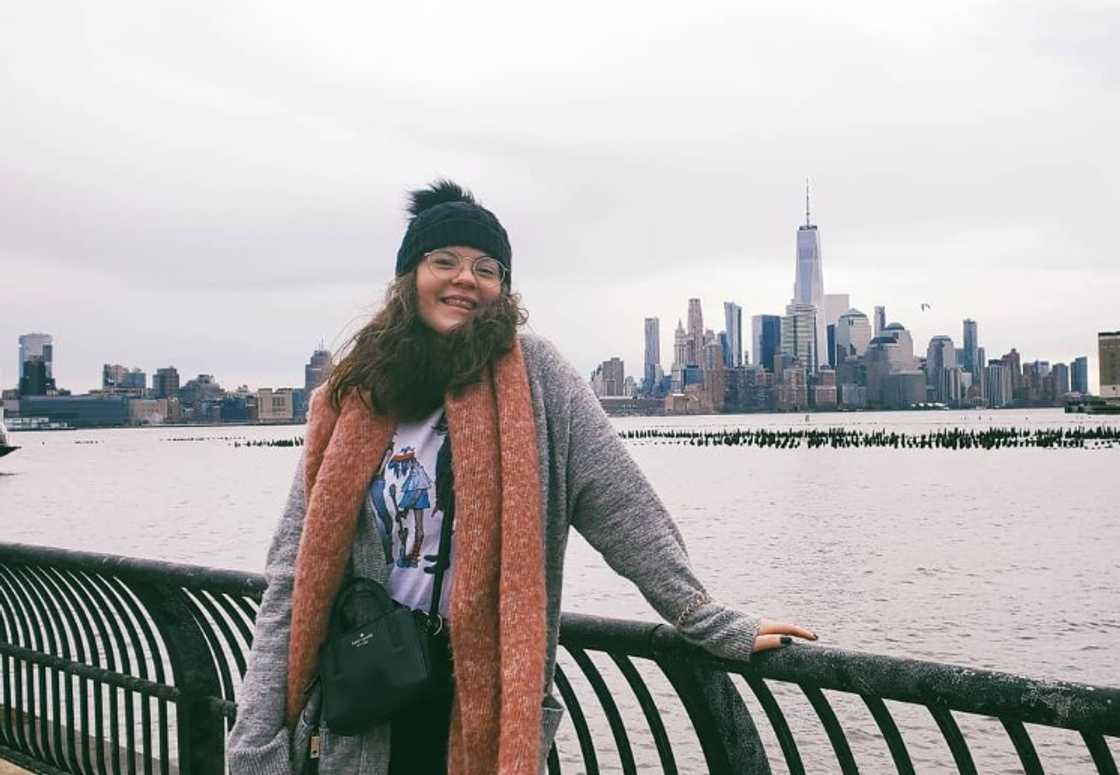 Emma Culligan posing on the bridge