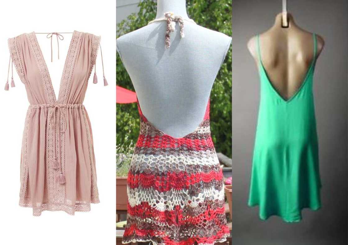 Beach dresses with open back Beach dresses with open back