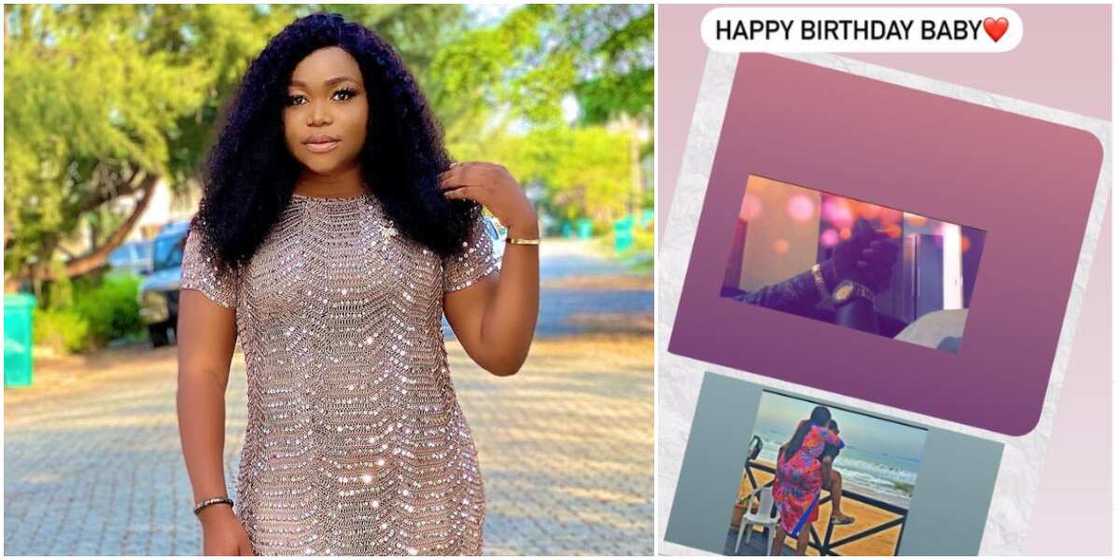 Ruth Kadiri marks hubby's birthday. Ruth Kadiri marks hubby's birthday.