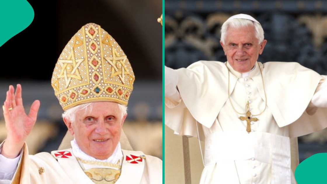 Pope Benedict XVI resigned in 2013.