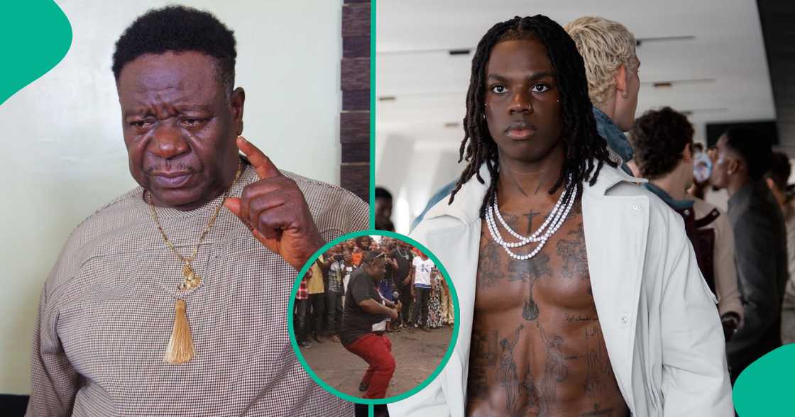 Actor Mr Ibu's video trends amid Rema's Kelebu dance challenge. Actor Mr Ibu's video trends amid Rema's Kelebu dance challenge.