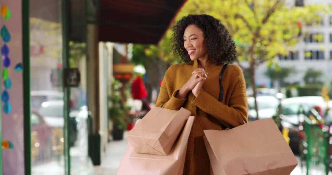 Shopping in boutique Shopping in boutique