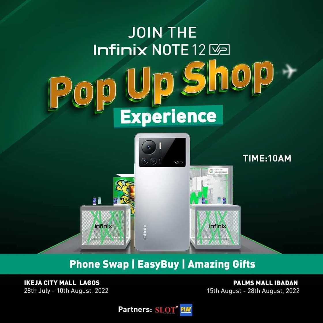Join Infinix Note 12 VIP Pop Up Shop Experience Tour in your City! Join Infinix Note 12 VIP Pop Up Shop Experience Tour in your City!