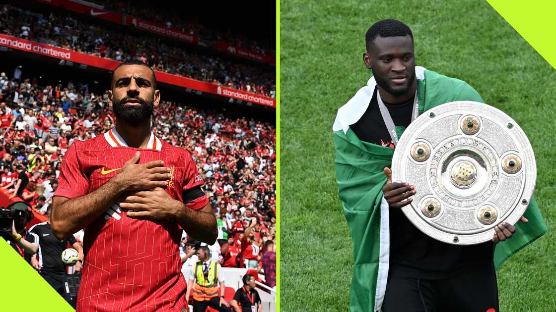 Mohamed Salah and Victor Boniface had impressive individual 2024/25 seasons Mohamed Salah and Victor Boniface had impressive individual 2024/25 seasons