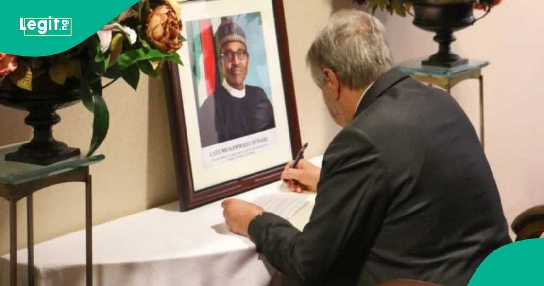 The United Nations Secretary-General António Guterres sends a message to Nigeria over the death of former President Muhammadu Buhari. The United Nations Secretary-General António Guterres sends a message to Nigeria over the death of former President Muhammadu Buhari.