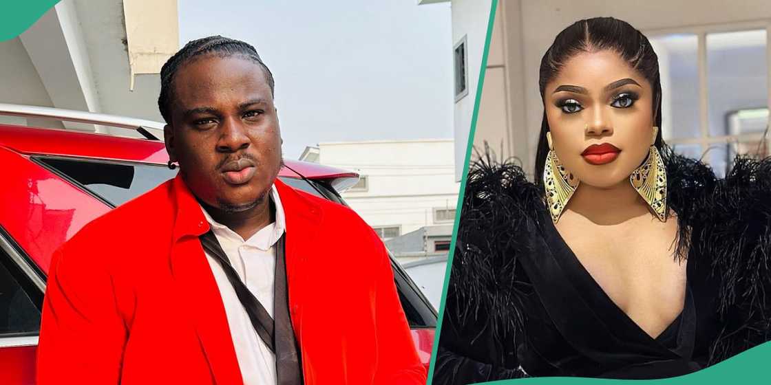 Bobrisky makes an appearance on Isbae U's podcast. Bobrisky makes an appearance on Isbae U's podcast.