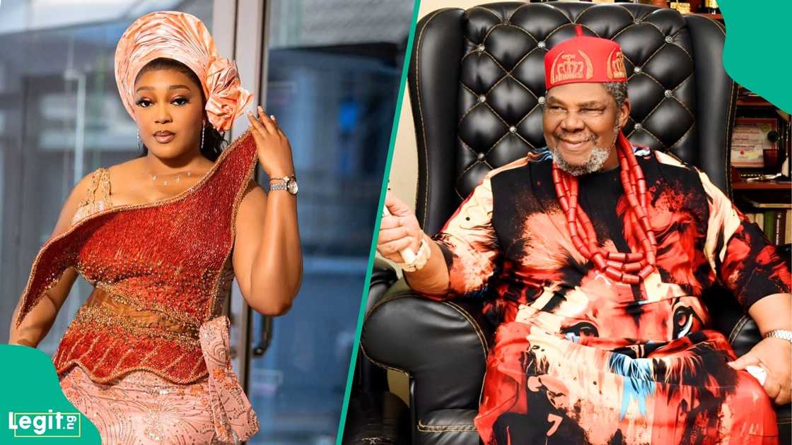 Peggy Ovire recounts her first meeting with veteran actor Pete Edochie