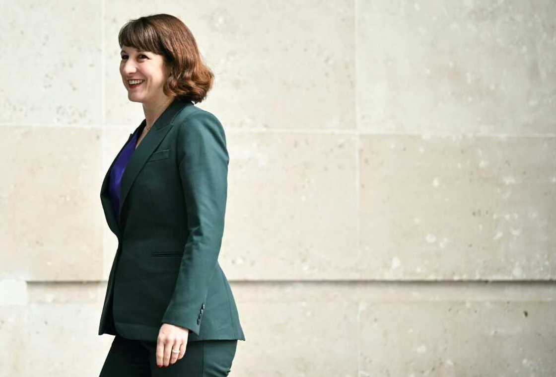 Britain's main opposition Labour Party Shadow Chancellor of the Exchequer Rachel Reeves arrives at the BBC offices in central London, on May 26, 2024 Britain's main opposition Labour Party Shadow Chancellor of the Exchequer Rachel Reeves arrives at the BBC offices in central London, on May 26, 2024