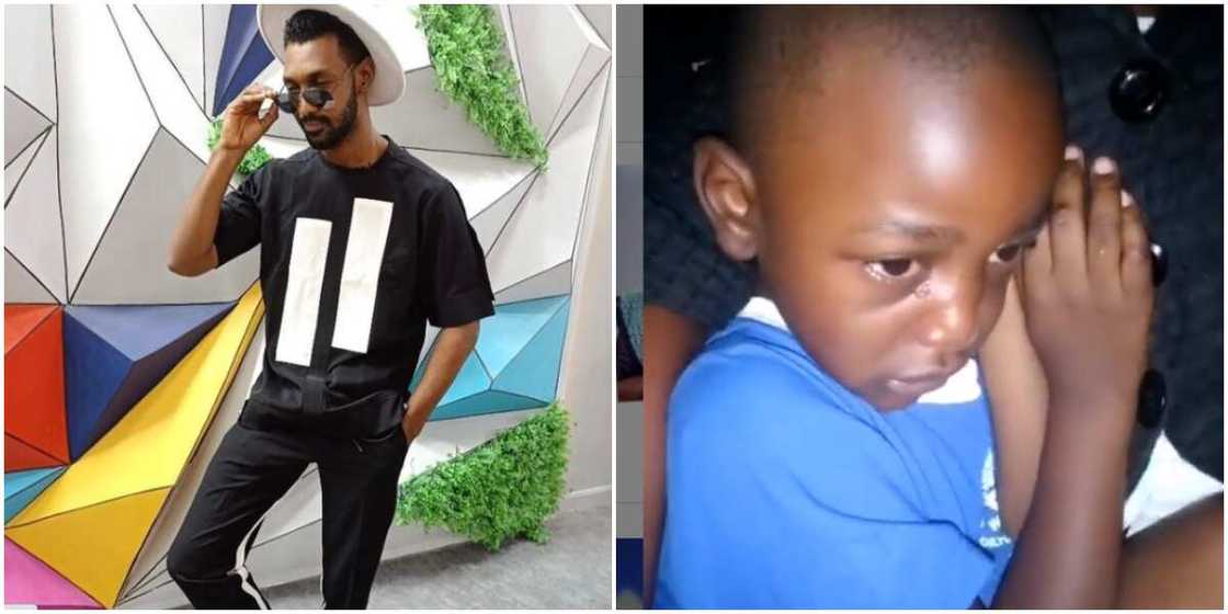 BBNaija: little fan and Yousef BBNaija: little fan and Yousef