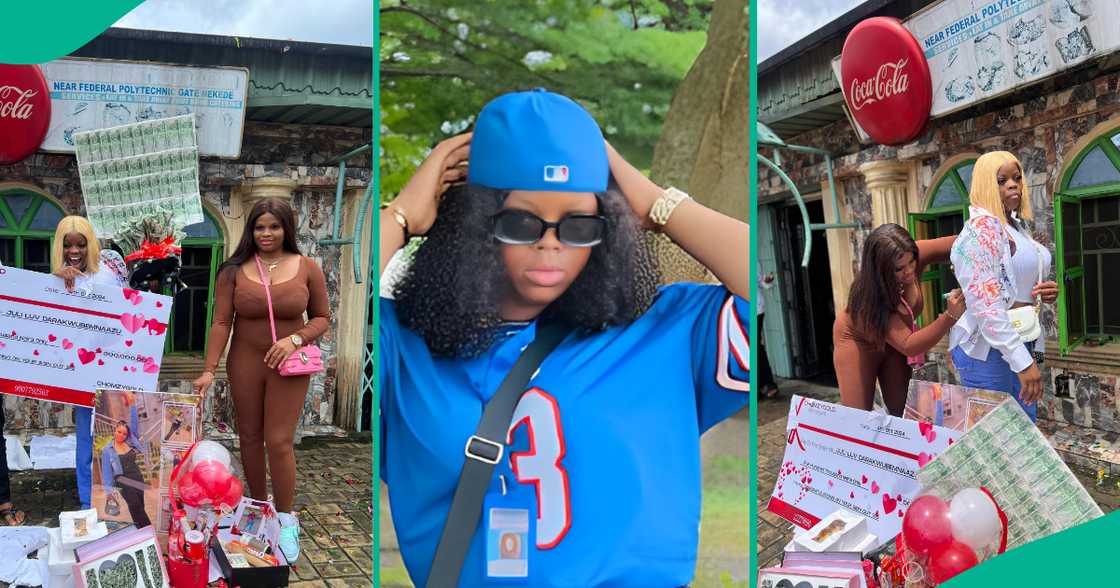 Nigerian Lady Receives N500k Cash From Sister as Sign-out Gift Nigerian Lady Receives N500k Cash From Sister as Sign-out Gift