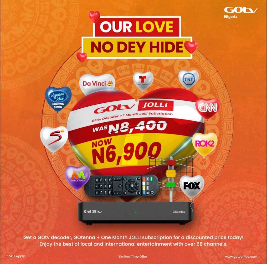 GOtv is bringing home the love this February 'month of love' GOtv is bringing home the love this February 'month of love'