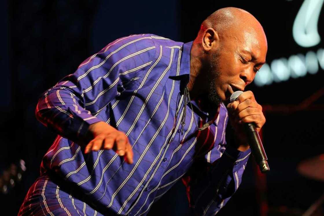 Nigerian musician Seun Kuti at the Nice Jazz Festival in July 2018