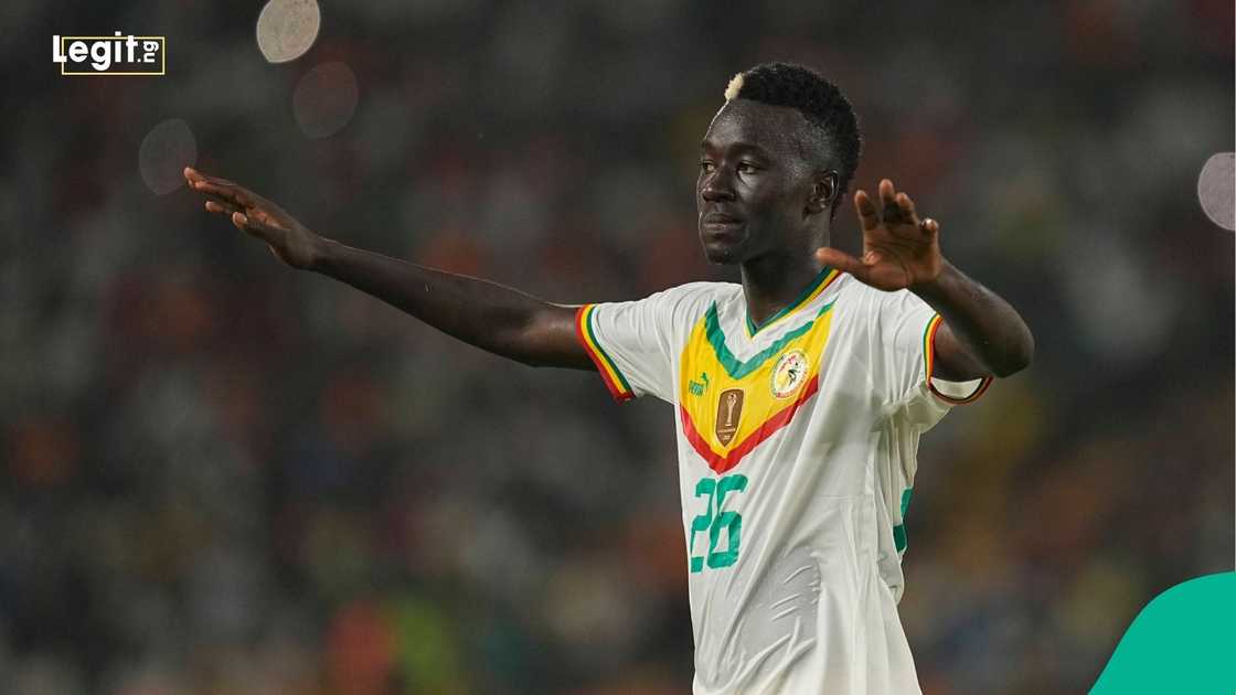 Pape Gueye, Senegal, AFCON, Cameroon, Football, Africa. Pape Gueye, Senegal, AFCON, Cameroon, Football, Africa.