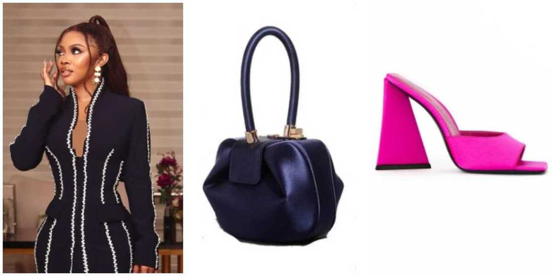 Photos of Toke Makinwa and her designer wear. Photos of Toke Makinwa and her designer wear.