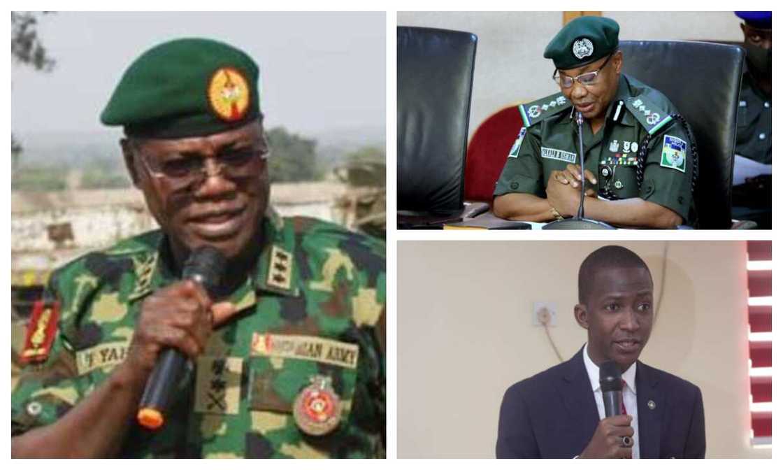 Bawa, Faruk, Alkali, Army, Police, EFCC