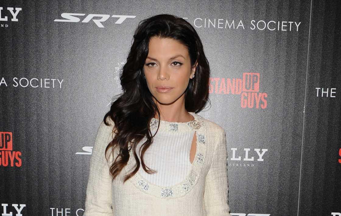 Vanessa Ferlito attends the premiere of "Stand Up Guys" hosted by The Cinema Society with Chrysler and Bally at MOMA in New York City