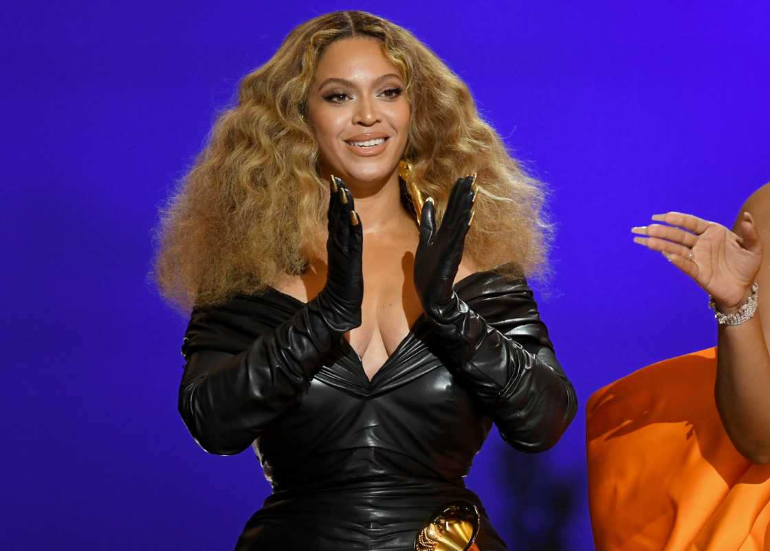 Beyoncé accepts the Best Rap Performance grant  for 'Savage' onstage during the Annual GRAMMY Awards astatine  the Los Angeles Convention Centre successful  Los Angeles, California