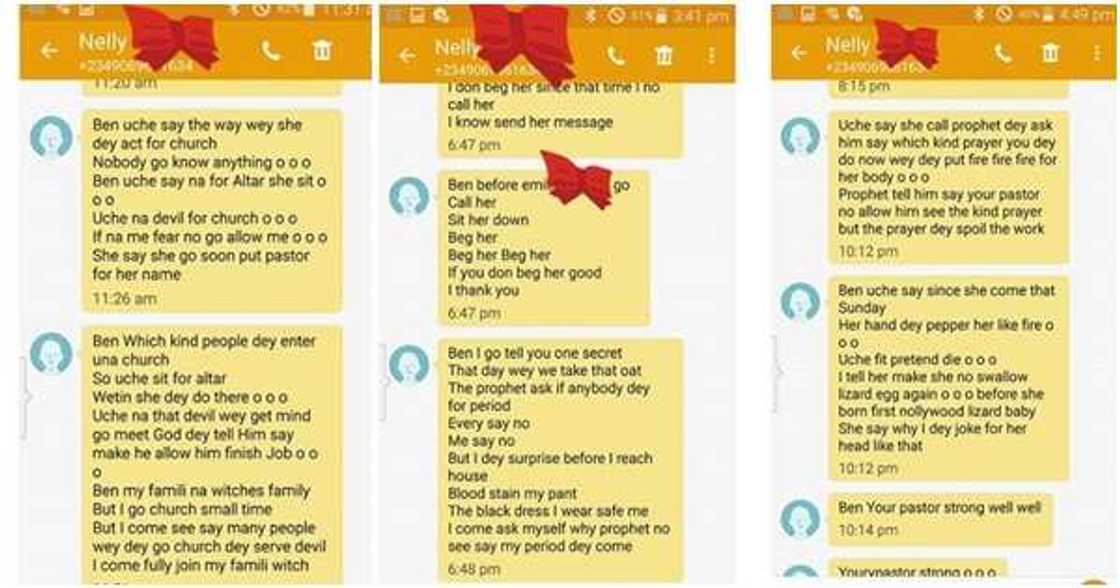 Actress Doris Ogala claims Oge Okoye was secretly sleeping with Uche Elendu’s ex-husband (screenshots) Actress Doris Ogala claims Oge Okoye was secretly sleeping with Uche Elendu’s ex-husband (screenshots)