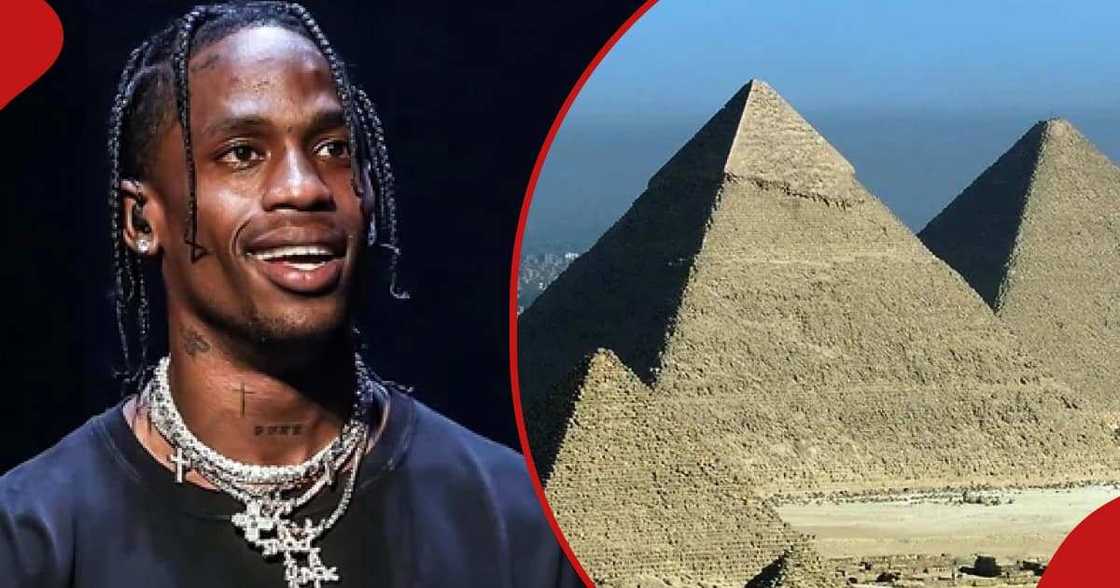 Travis Scott's Giza Pyramids show