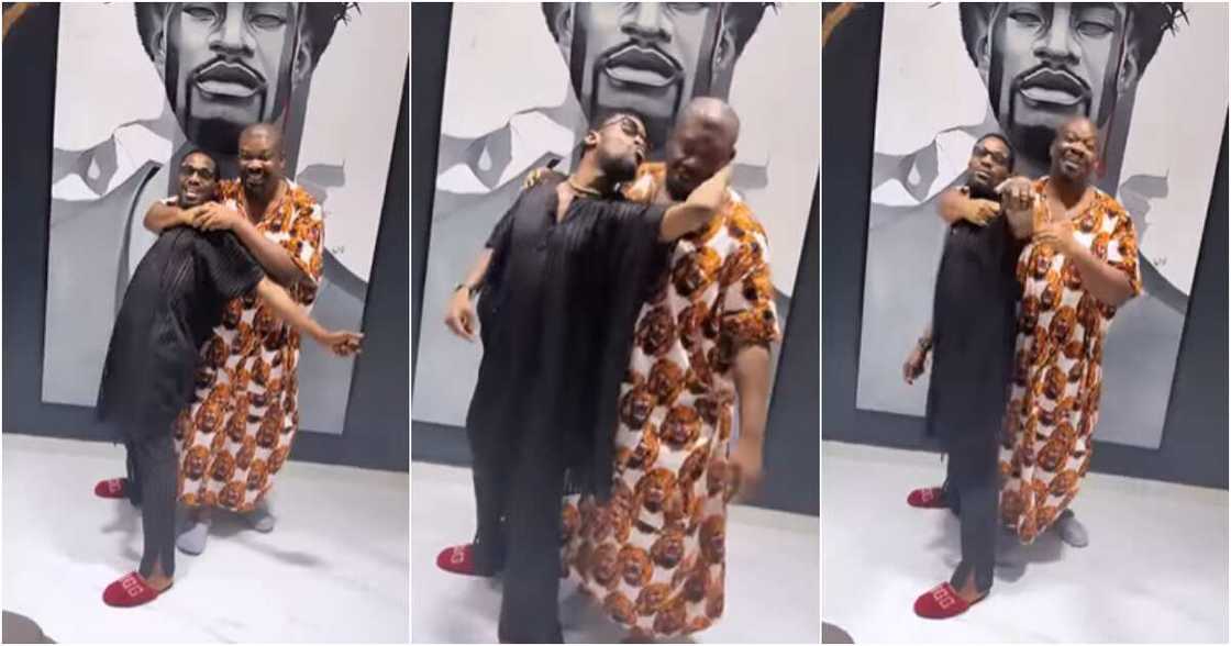 Don Jazzy and D'Banj link up Don Jazzy and D'Banj link up