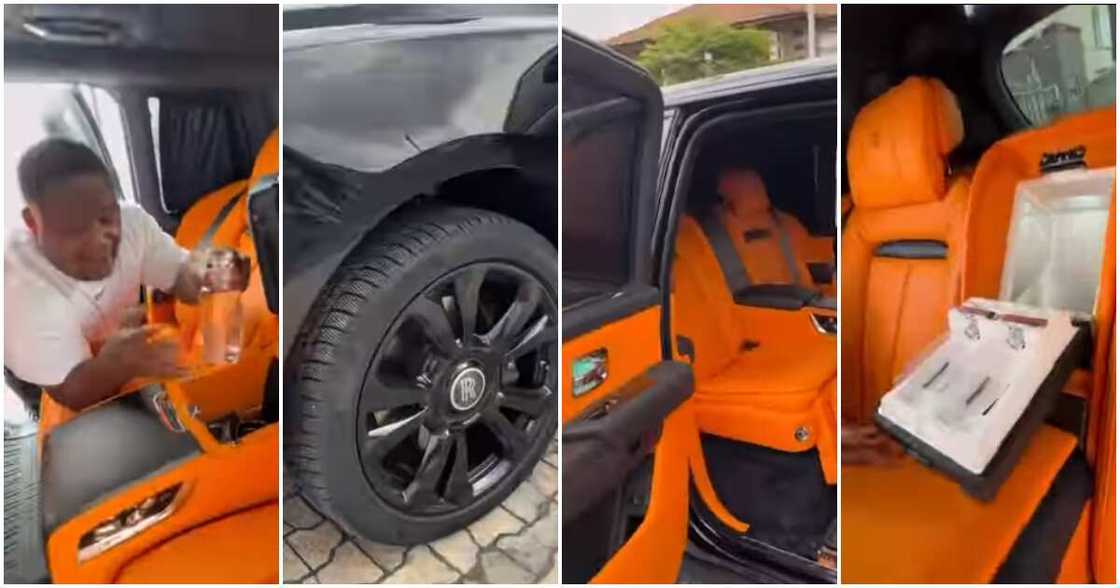 Interior of Cubana Chiefpriest's Rolls Royce. Interior of Cubana Chiefpriest's Rolls Royce.