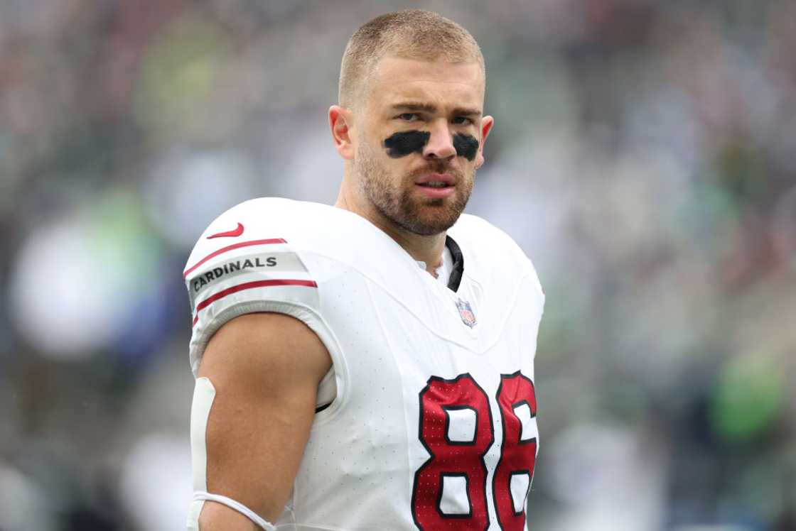 Zach Ertz at Lumen Field in Seattle, Washington