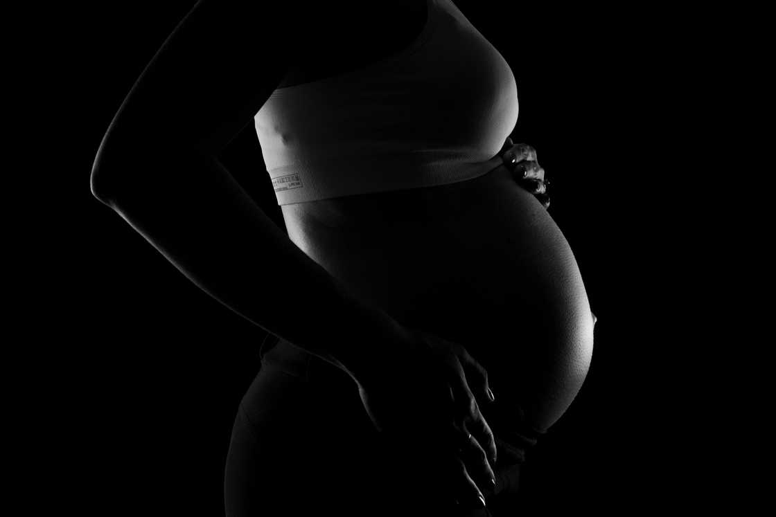A pregnant woman