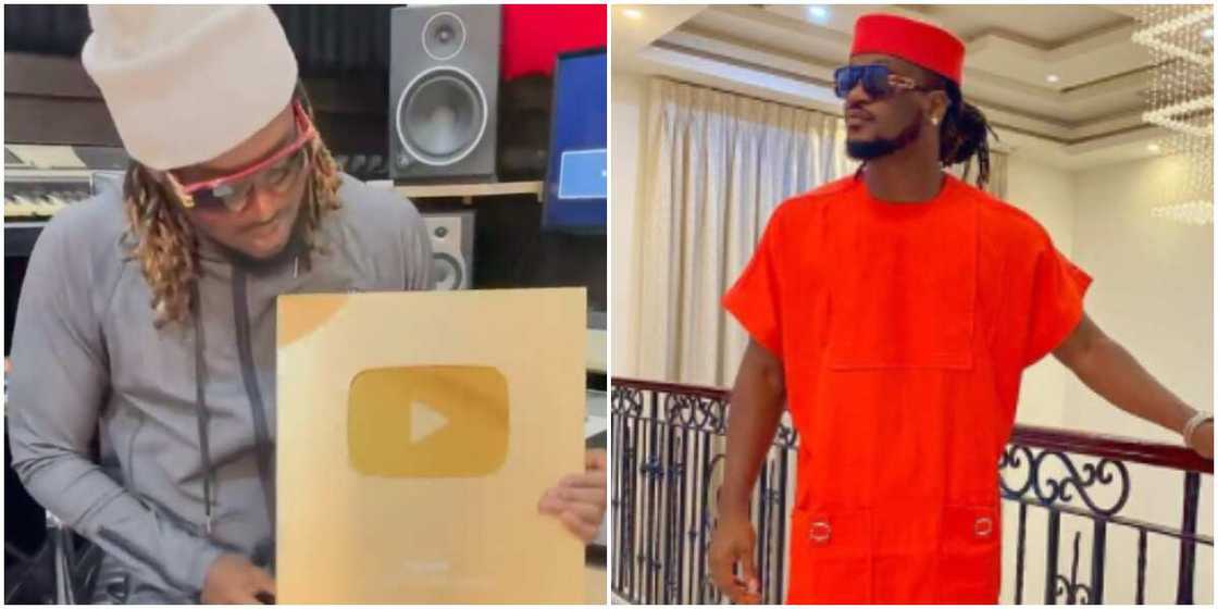 Congratulations pour in for Paul Okoye as he receives gold plaque from YouTube for hitting 1m subscribers Congratulations pour in for Paul Okoye as he receives gold plaque from YouTube for hitting 1m subscribers