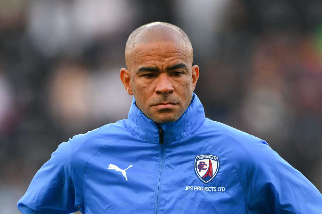 Kieron Dyer of Chesterfield during the Carabao Cup match Kieron Dyer of Chesterfield during the Carabao Cup match
