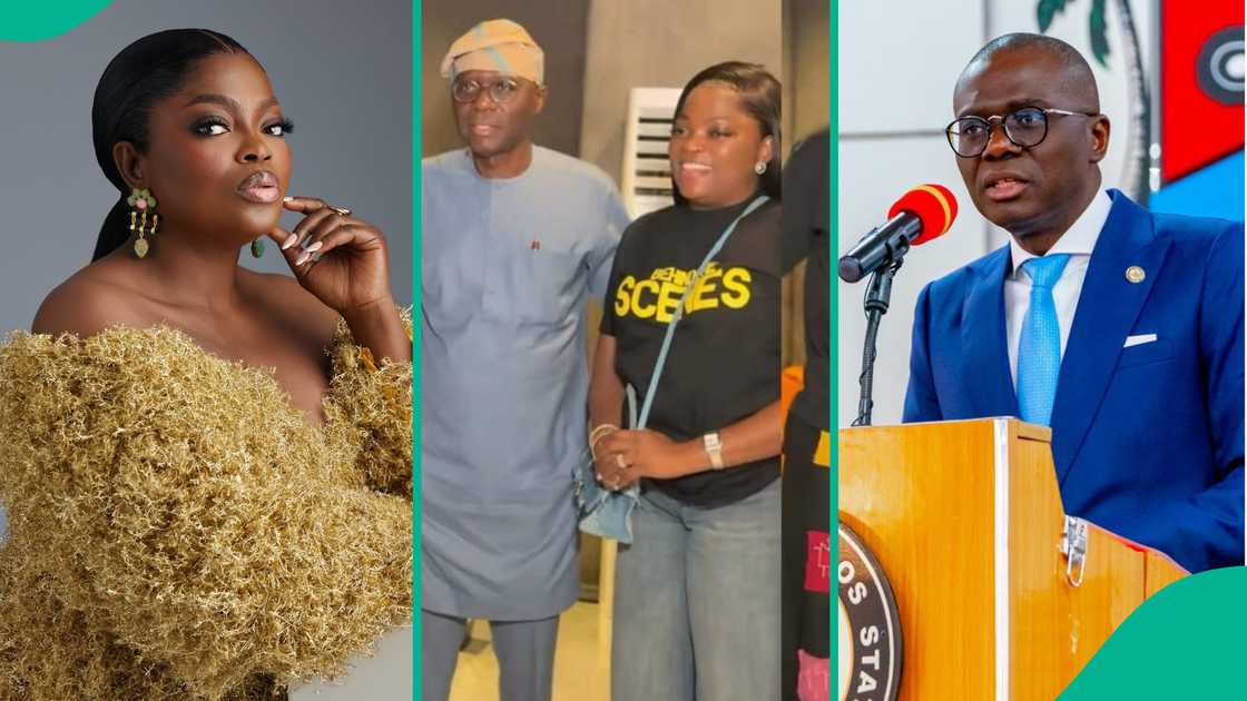 Funke Akindele link up with Governor Sanwo-Olu for her movie. Funke Akindele link up with Governor Sanwo-Olu for her movie.
