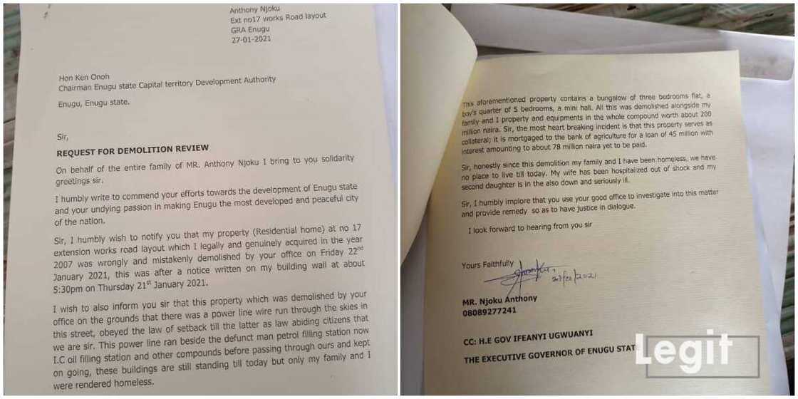 Father of 4 weeps as government demolish his house of 15 years, says his family are now homeless, seeks help Father of 4 weeps as government demolish his house of 15 years, says his family are now homeless, seeks help