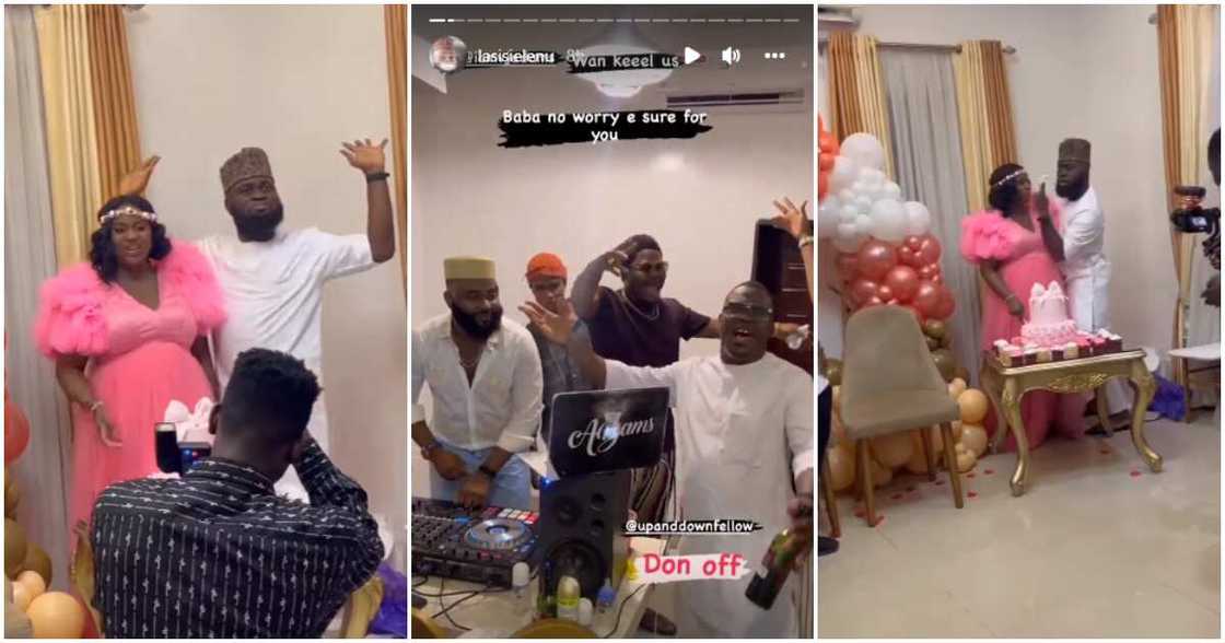 Comedian Lasisi expecting first child. Comedian Lasisi expecting first child.