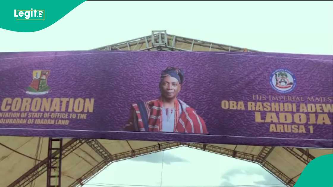 Rashidi Ladoja crowned Olubadan of Ibadanland.