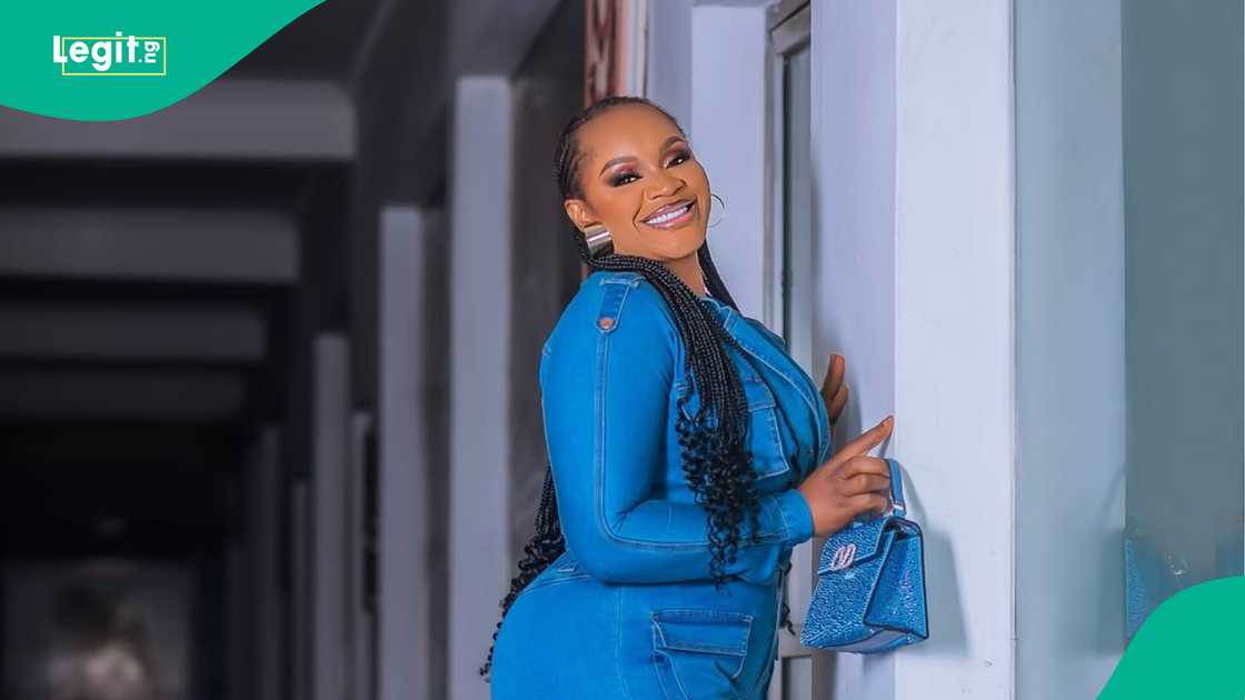 Uche Ogbodo shares post-surgery look after second procedure. Uche Ogbodo shares post-surgery look after second procedure.