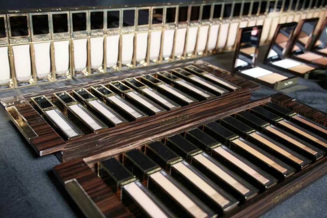 Tom Ford makeup is seen backstage during the September 2022 New York Fashion Week in September 2022 Tom Ford makeup is seen backstage during the September 2022 New York Fashion Week in September 2022