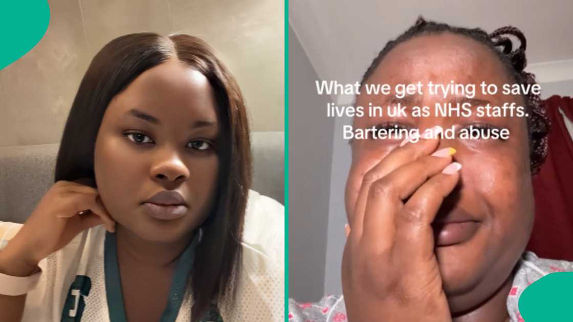 Nigerian healthcare worker in UK sheds tears after being attacked by patient Nigerian healthcare worker in UK sheds tears after being attacked by patient