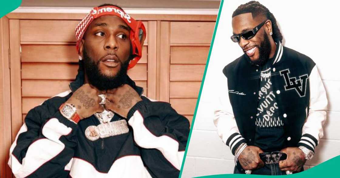 Old video of Burna Boy performing with torn trousers. Old video of Burna Boy performing with torn trousers.