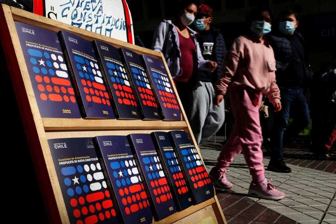 The Chilean government has printed 900,000 copies of the draft constitution for study ahead of the September 4 referendum